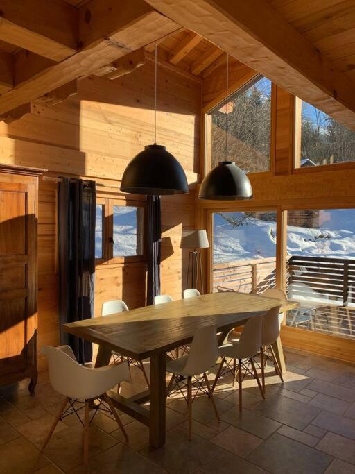 Superbe Chalet Ле-Контамин-Монжуа Экстерьер фото