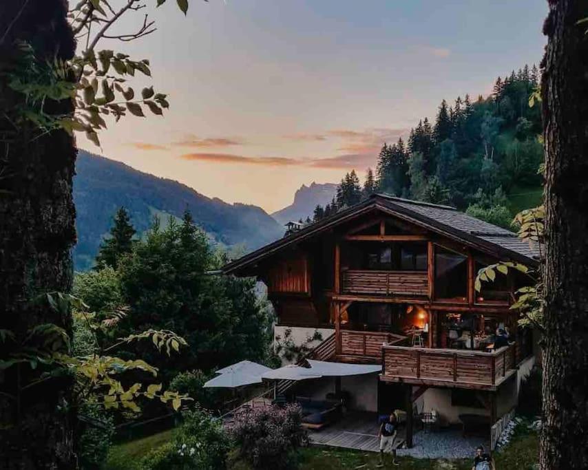 Superbe Chalet Ле-Контамин-Монжуа Экстерьер фото