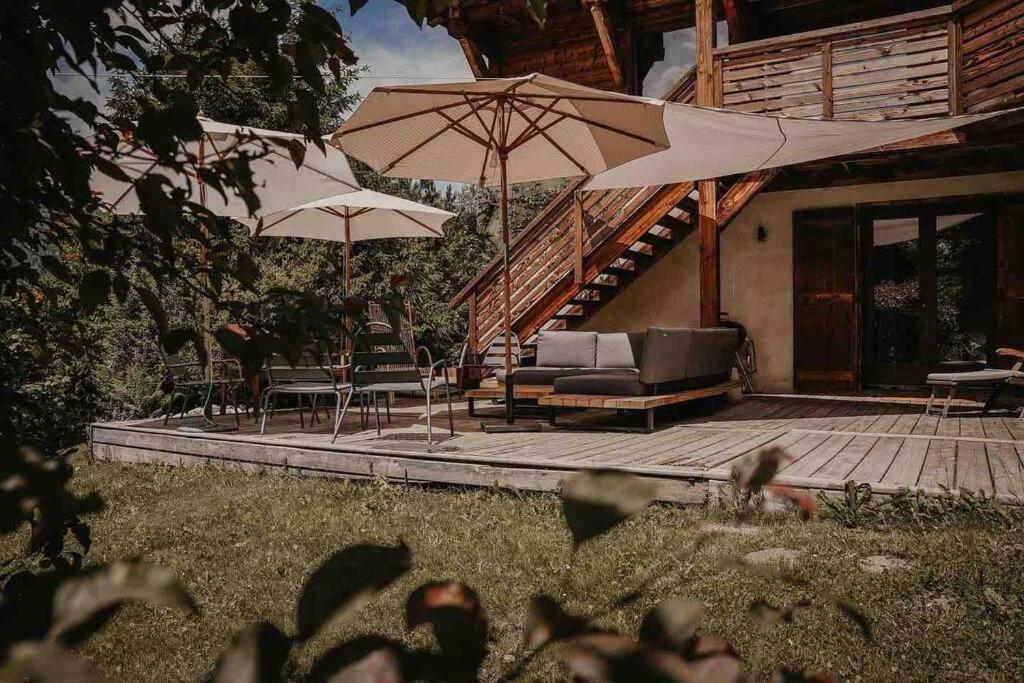 Superbe Chalet Ле-Контамин-Монжуа Экстерьер фото