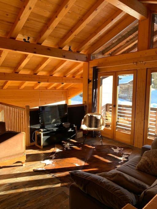 Superbe Chalet Ле-Контамин-Монжуа Экстерьер фото